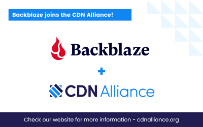 Backblaze joins the CDN Alliance!