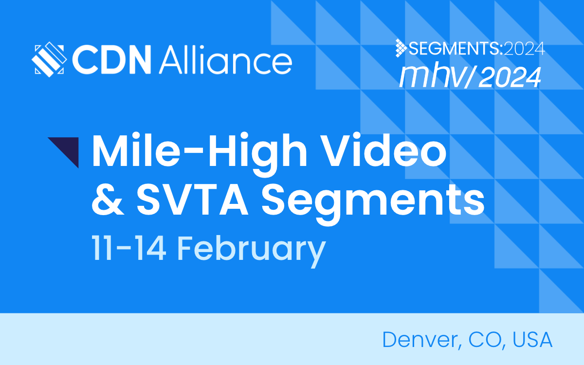 Meet us at Mile High Video & SVTA Segments 2024!
